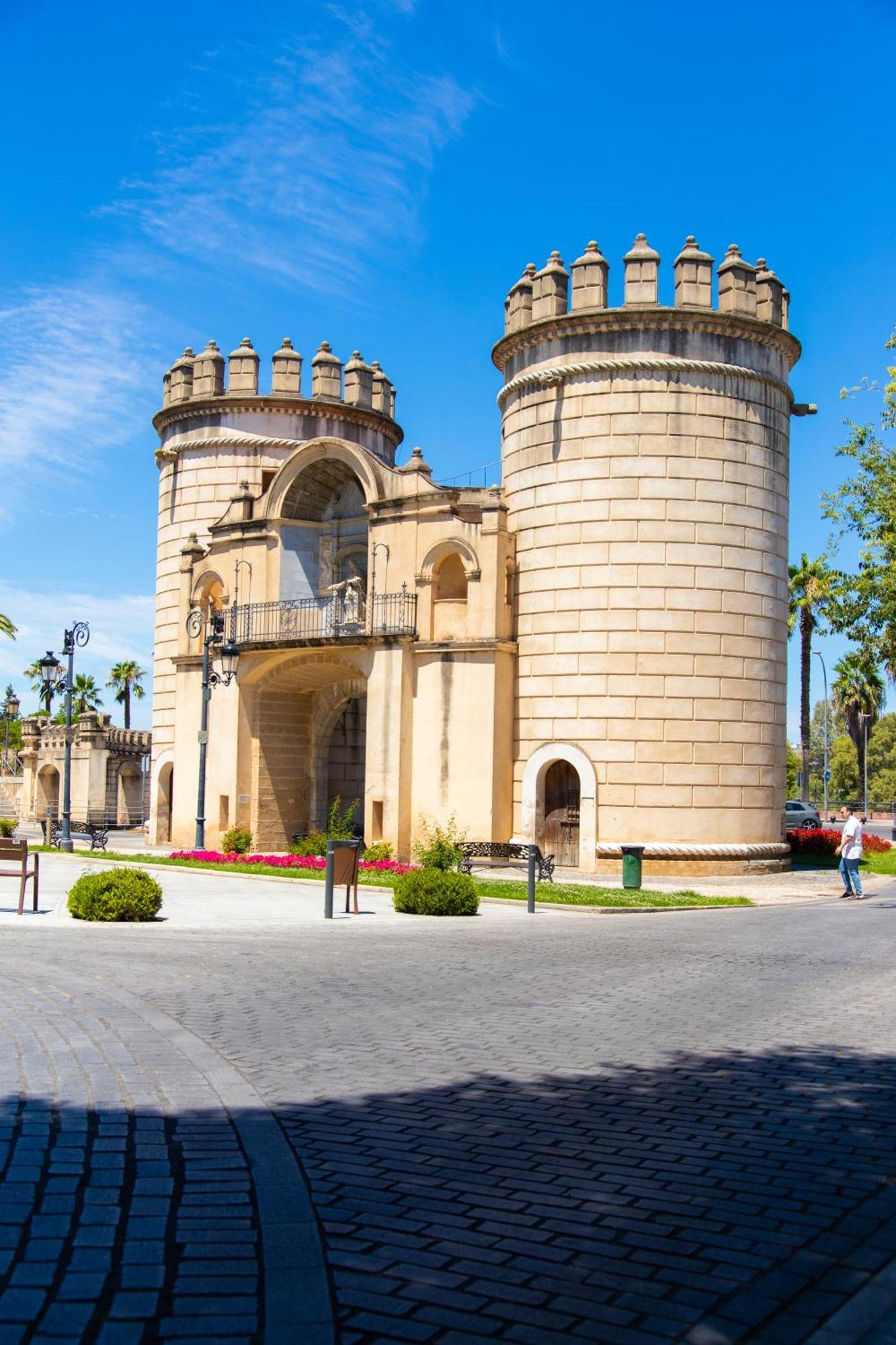 Alojamientos Puerta Palma Estudio Badajoz Bagian luar foto