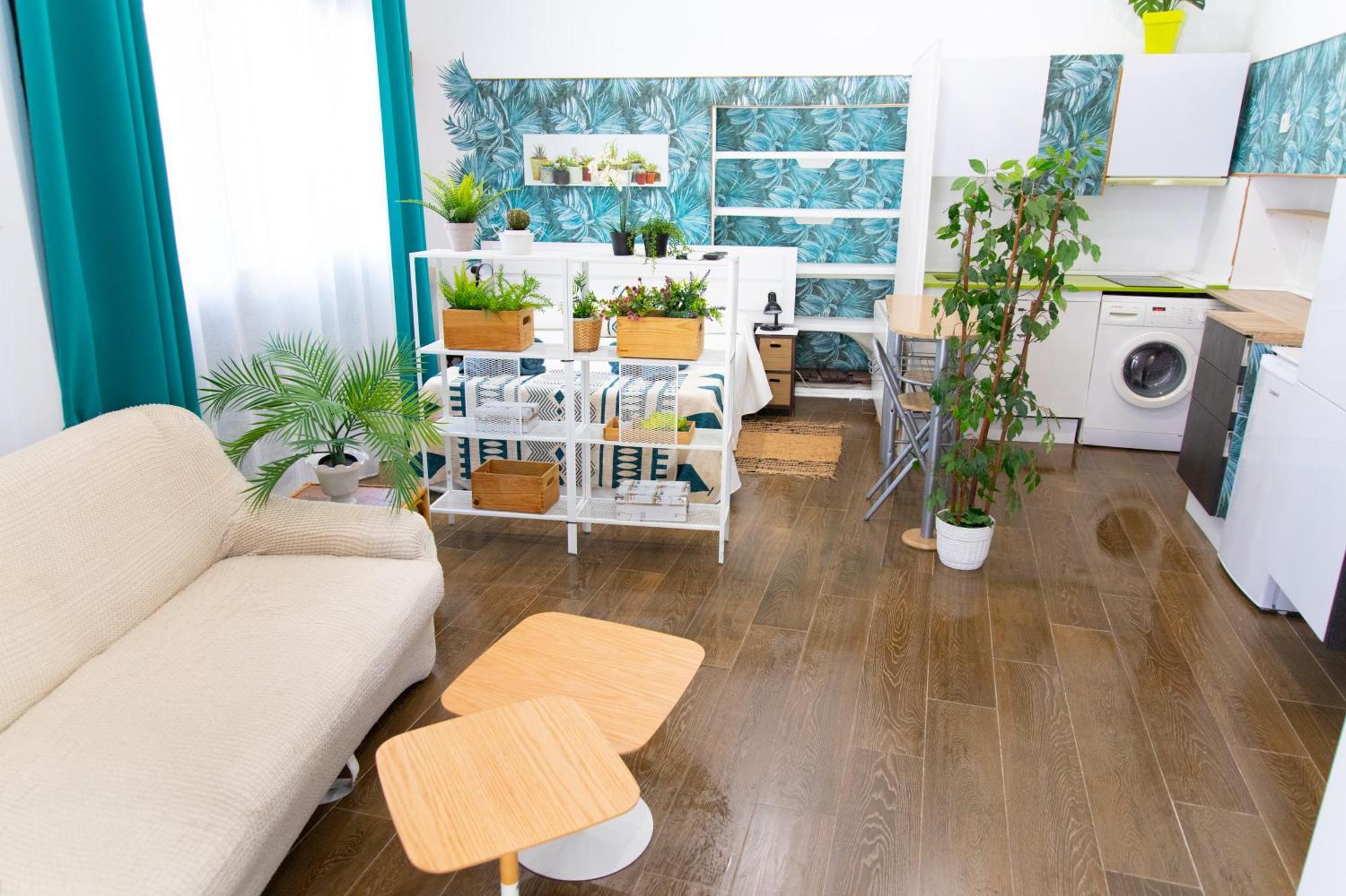 Alojamientos Puerta Palma Estudio Badajoz Bagian luar foto